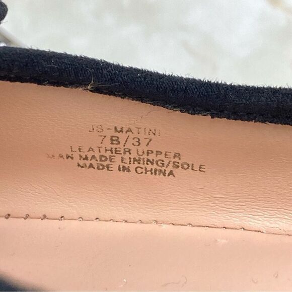 Jessica Simpson Matini Bow Ballet Flats Womens 7 Metallic Gold Ballerina Shoes - Picture 11 of 12